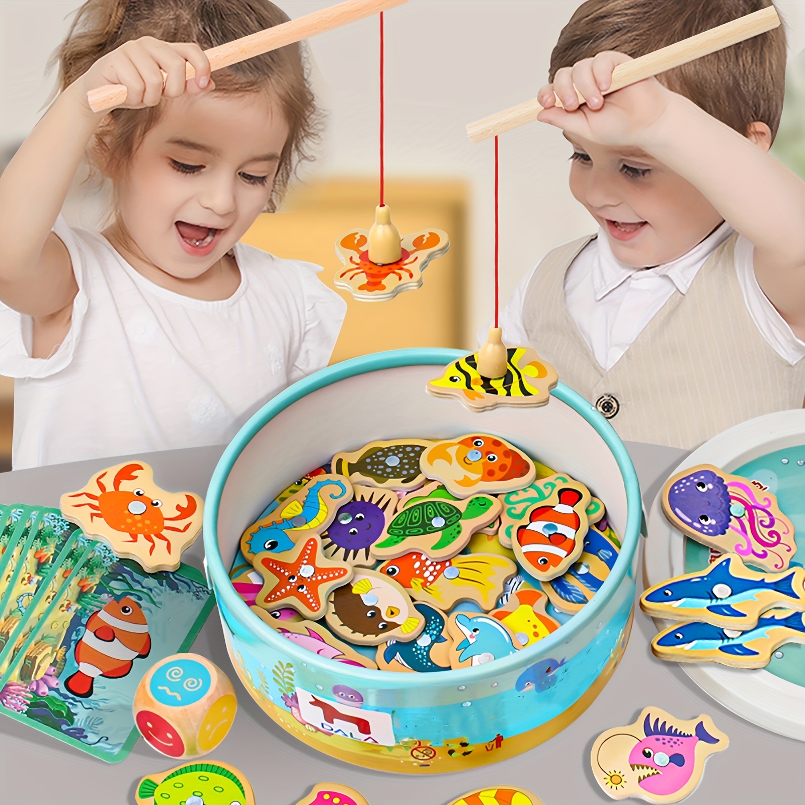 Fishing Children's Baby Kids Educational Fun Early Education