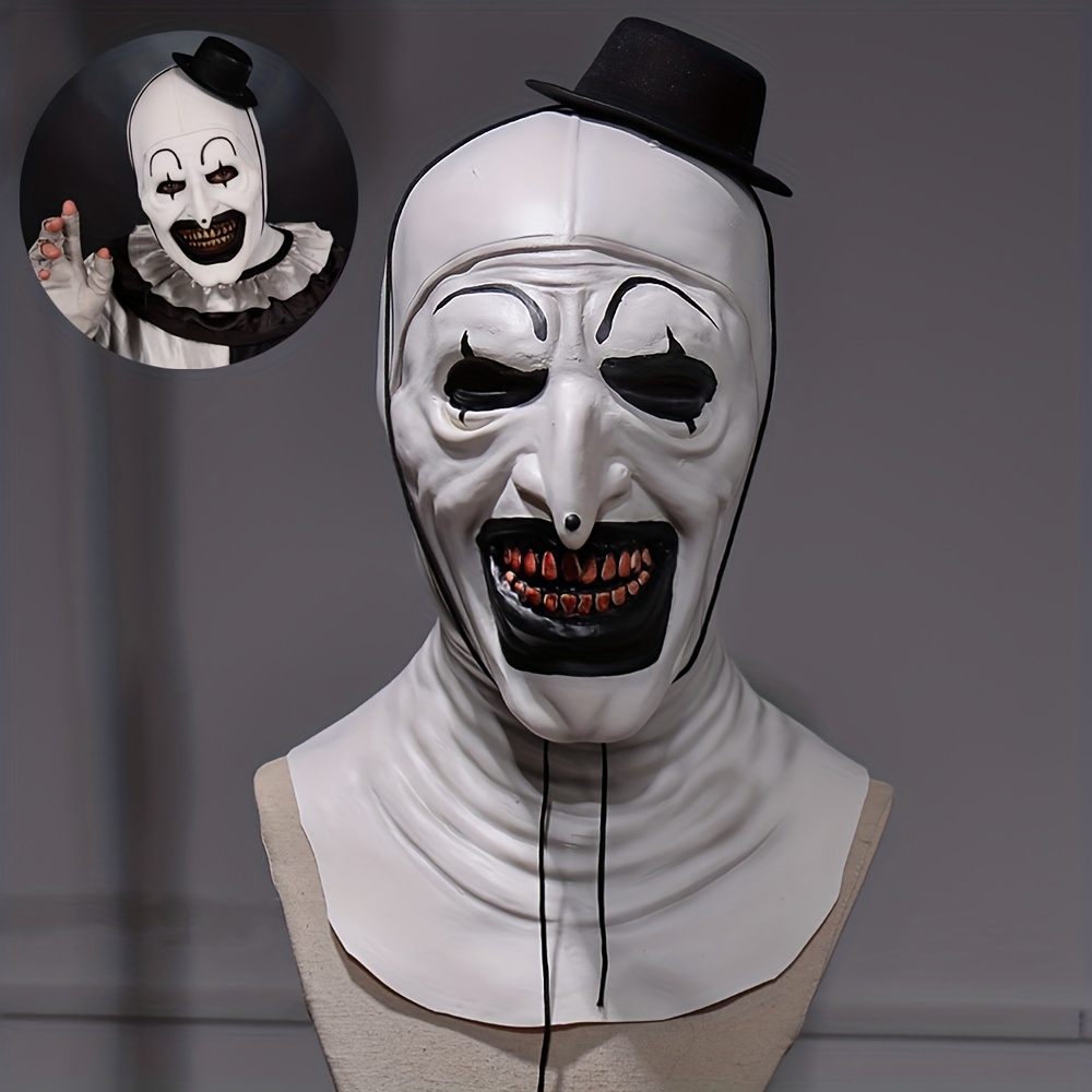 Máscara de látex de cara completa de anciano realista, divertido,  sonriente, para Halloween, accesorios de Cosplay