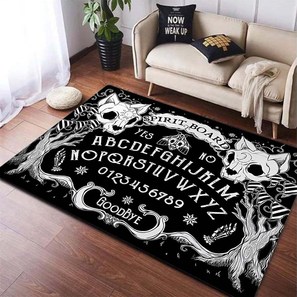 Dangerous Magical Game Ouija Board Pattern Area Rug Bedroom Living Room Kitchen  Rug Doormat Floor Mat Standing Mat Children Play Rug Carpet Bathroom – Yaxa  Store