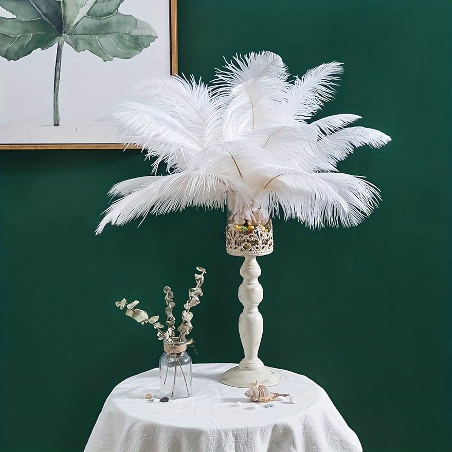Ostrich Feathers Bulk 1-20pcs Boho Feathers For Vase And Home Decor Wedding  Party Centerpieces