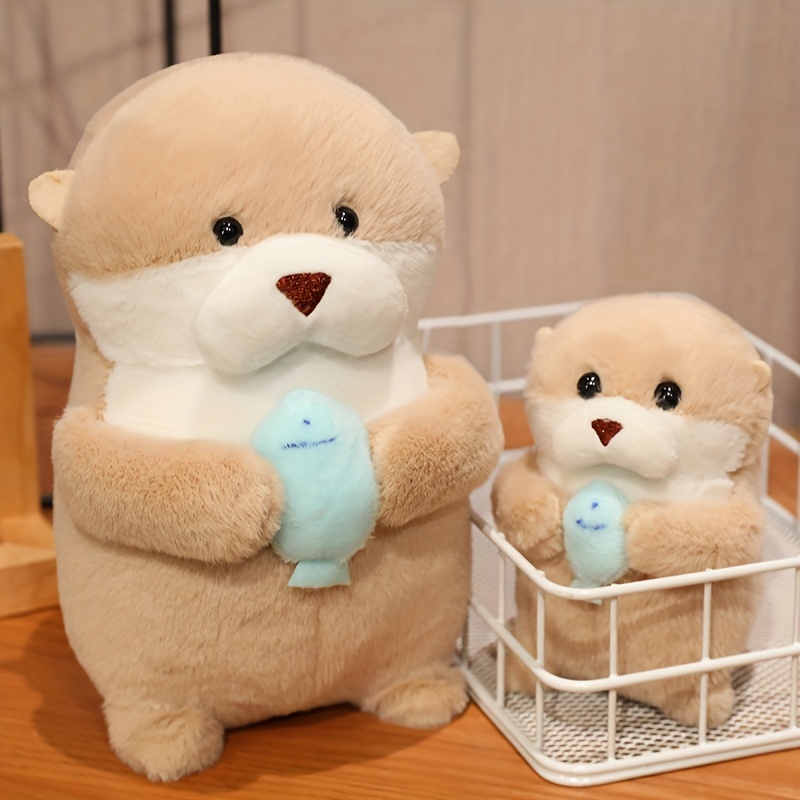 Cute Otter Plush - Temu Australia