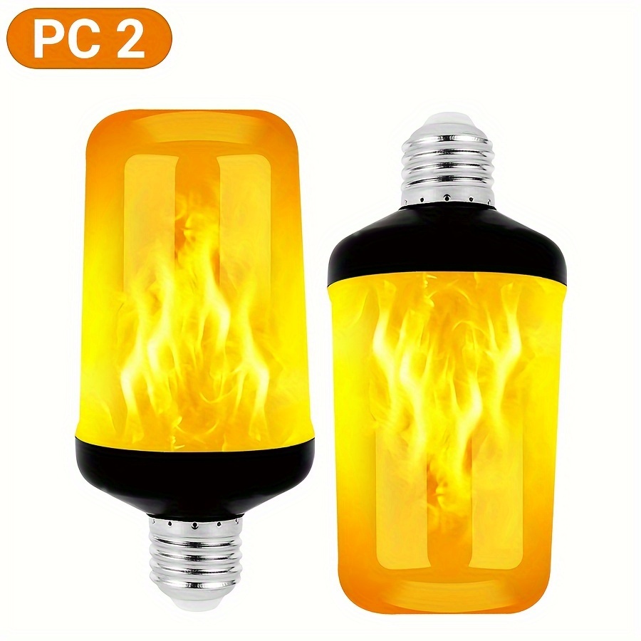 Mini lampe LED à flamme vacillante 3D - Veilleuse électronique - Effet de  flamme réaliste - Effet de flamme réaliste - Pour Noël et intérieur 