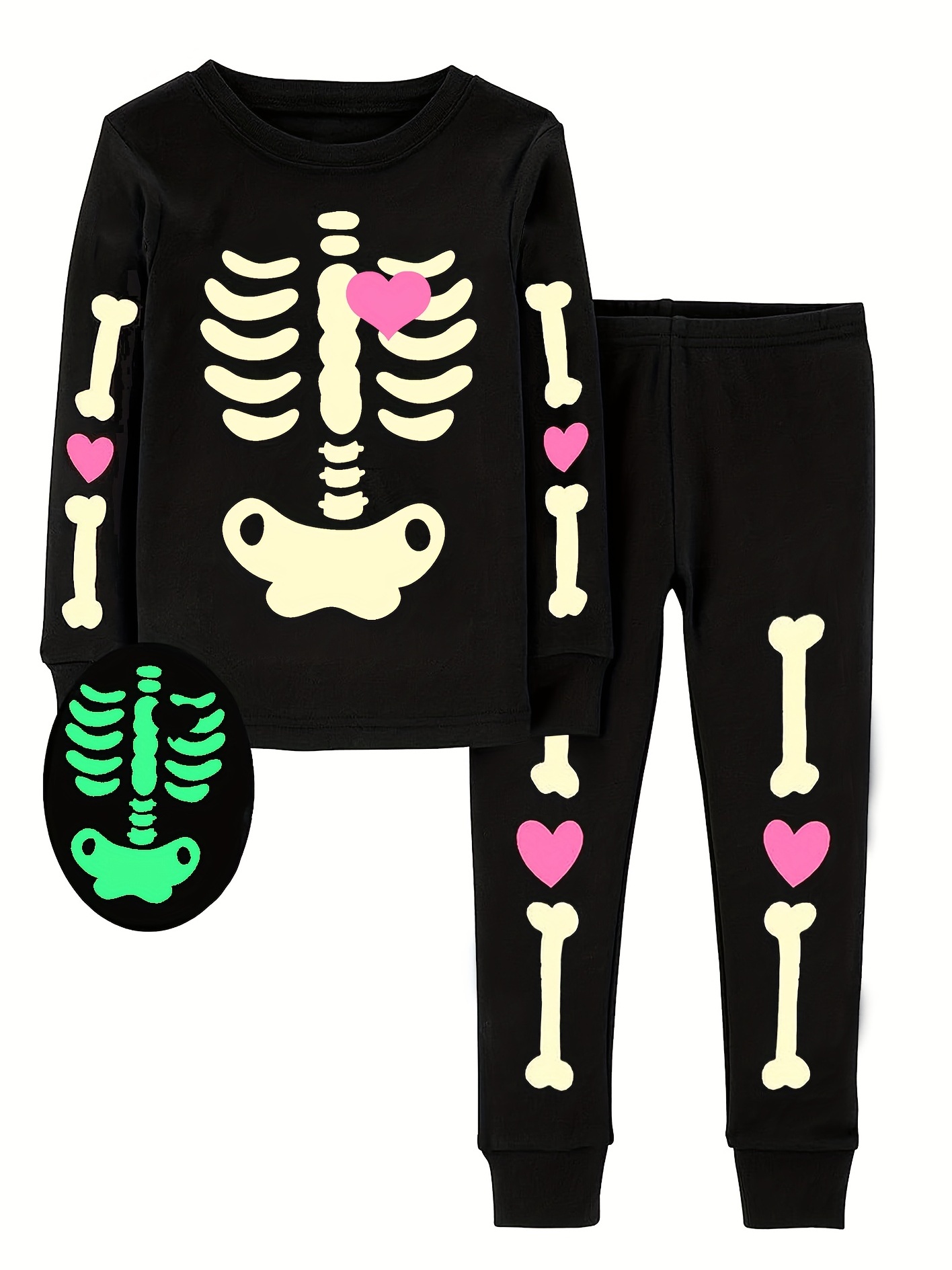 Halloween Skeleton Hand Tank And Shorts Pajama Set For Women Short