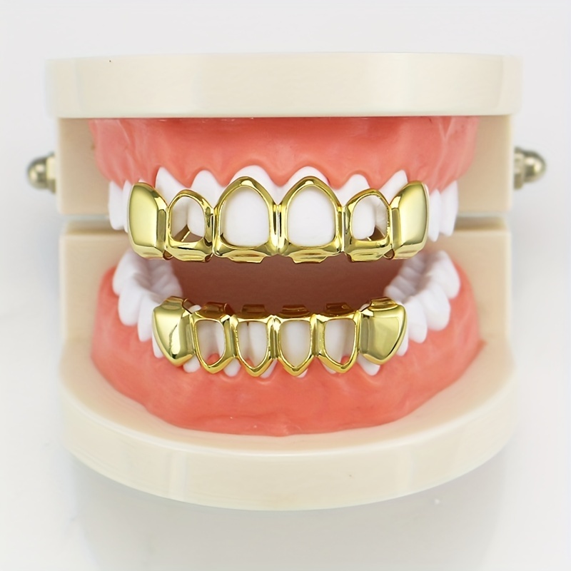 10 Pcs Dents Artificielles D'halloween Faux Appareils Dentaires