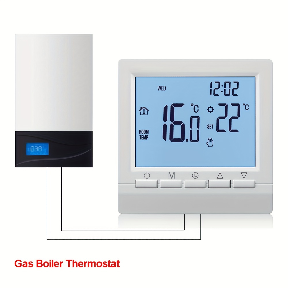 Thermostat de refroidissement numérique / chauffant Prise de température  Lcd, 230v pour contrôleur de température de ferme de serre / thermostat de  terrarium (prise)