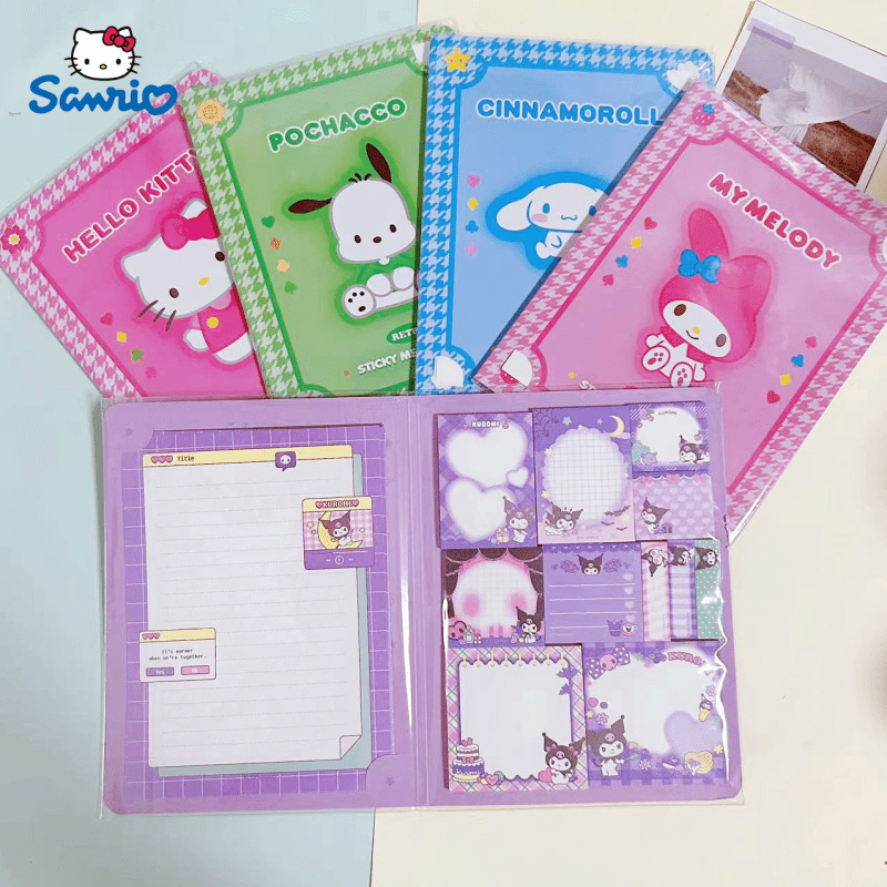 Hello Kitty Stationery Kit Gift Box Set Red Pink Purple Back to