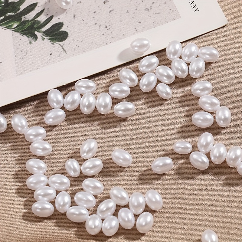 2000pcs Gorgeous White & Beige Imitation Pearl Beads - 6/8/10/12mm -  Elegant Perfect For DIY Bracelet Necklace Hairpin Handicrafts Small  Business Jewe