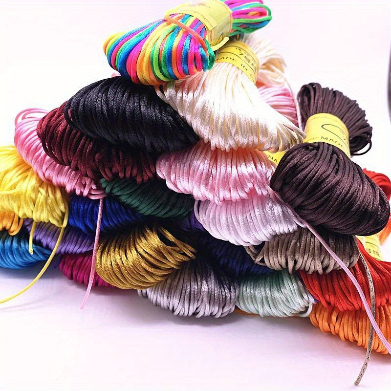 Crochet Yarn Strong Braided Thread Nylon Cord Rope Diy - Temu