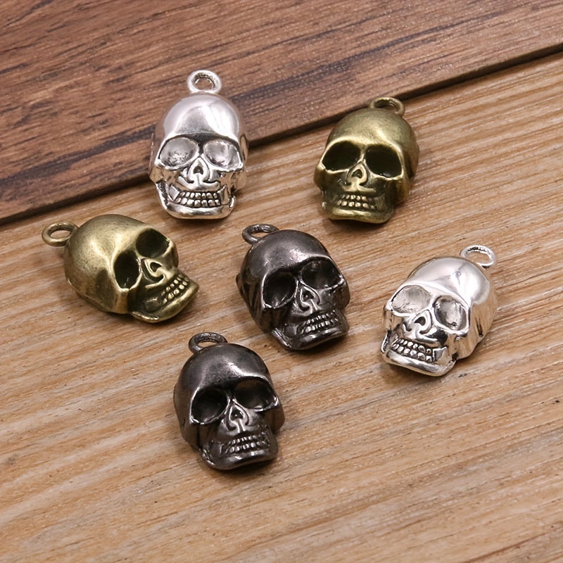 Gothic Charms Gothic Pendants Assorted Charms Set Antiqued Silver Charms  Antiqued Bronze Charms Skeleton Charms Skull Charms BULK 30pcs
