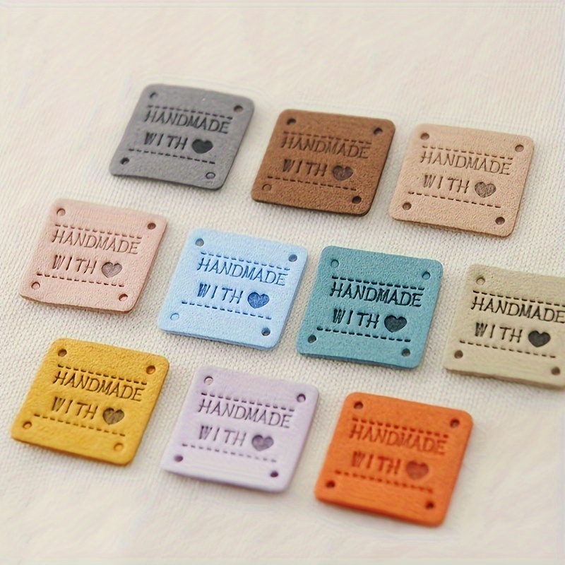 Woven Sewing Labels 5 Color Word Handmade Love Cloth - Temu