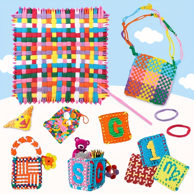 Kit de fabricación de pulseras para niñas pequeñas DIY Caja de actividades  para fiestas para niñas Kit de artesanía Kit de fabricación de joyas  personalizado para niñas Pulsera con nombre elástico DIY 