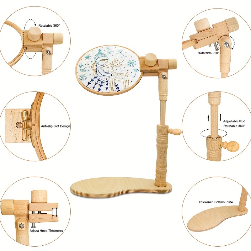 Bobbin Rack for Embroidery Floss With Needle Minder, Embroidery Thread  Holder, Floss Bobbin Organizer, Thread Rack 