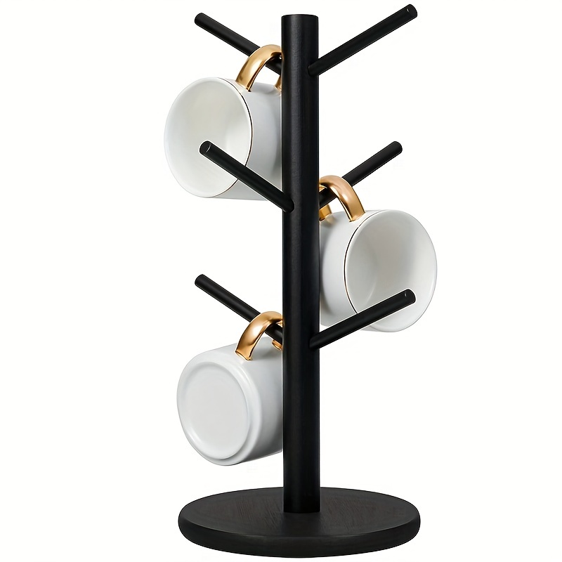 Mug Holder, Countertop Mug Tree, Coffee Mugs & Tea Cup Storage Rack, Coffee  Counter Bar Accessory & Kitchen Organizer, Gold Cup Display Stand for Home  Party, Type 2 - Yahoo Shopping