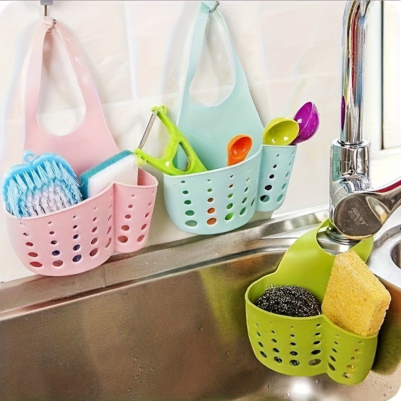 Rotatable Sink Storage Rack Wall Mounted Storage Floating - Temu