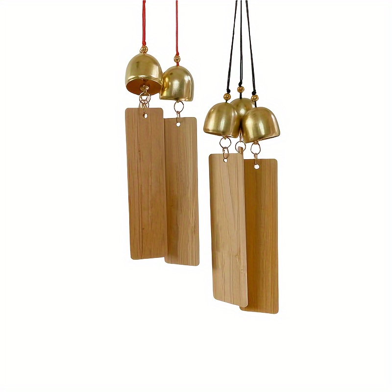 1pc Carillon Éolien En Bois De Cerisier De Style Japonais