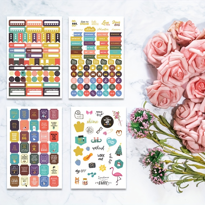 Planner Stickers / 720+ Value Stickers Pack Monthly Weekly - Temu