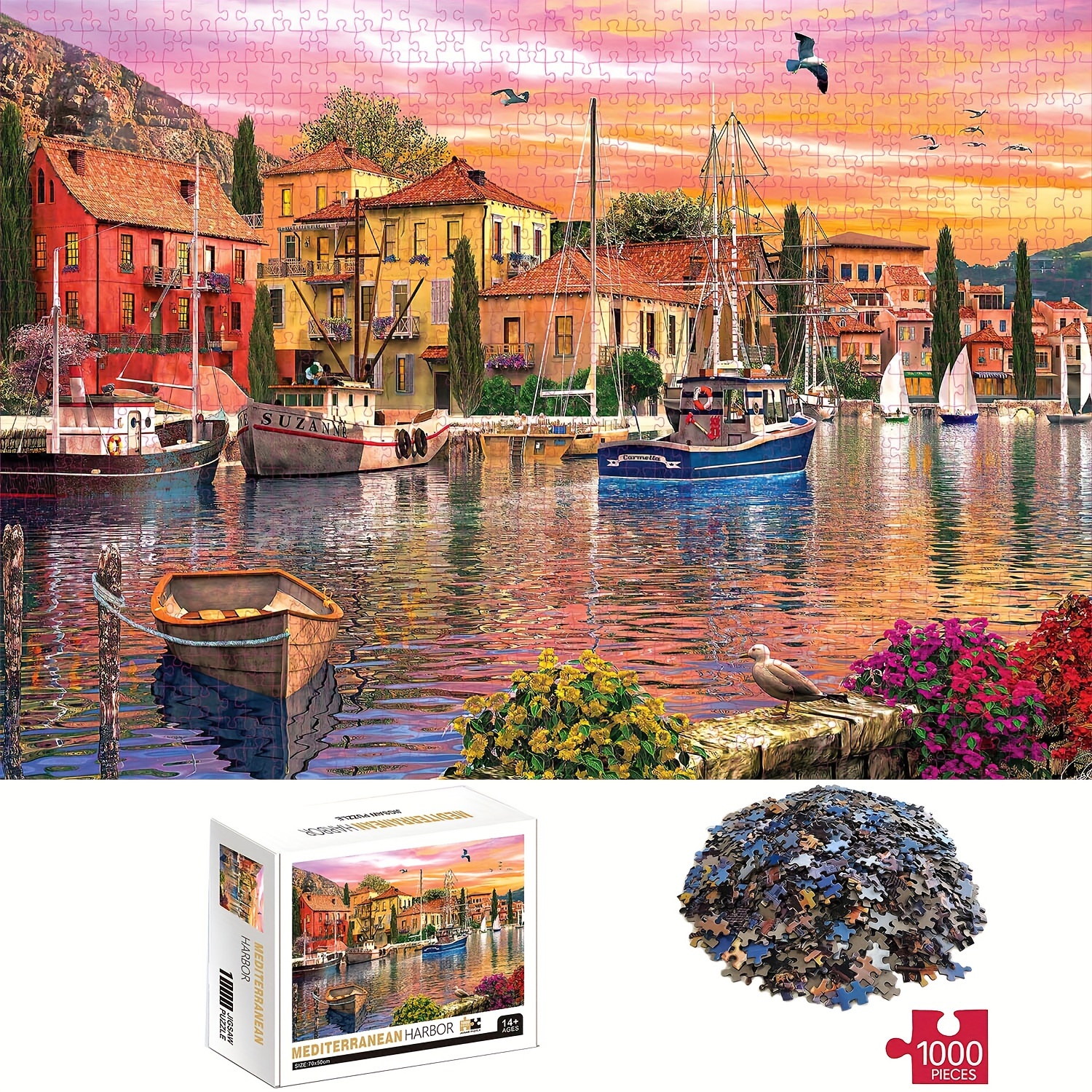 Puzzle 10000 Puzzle Super Grande Super Difficile 1000 Pezzi Puzzle in Legno  per Adulti Giocattoli educativi per Bambini : : Giochi e giocattoli