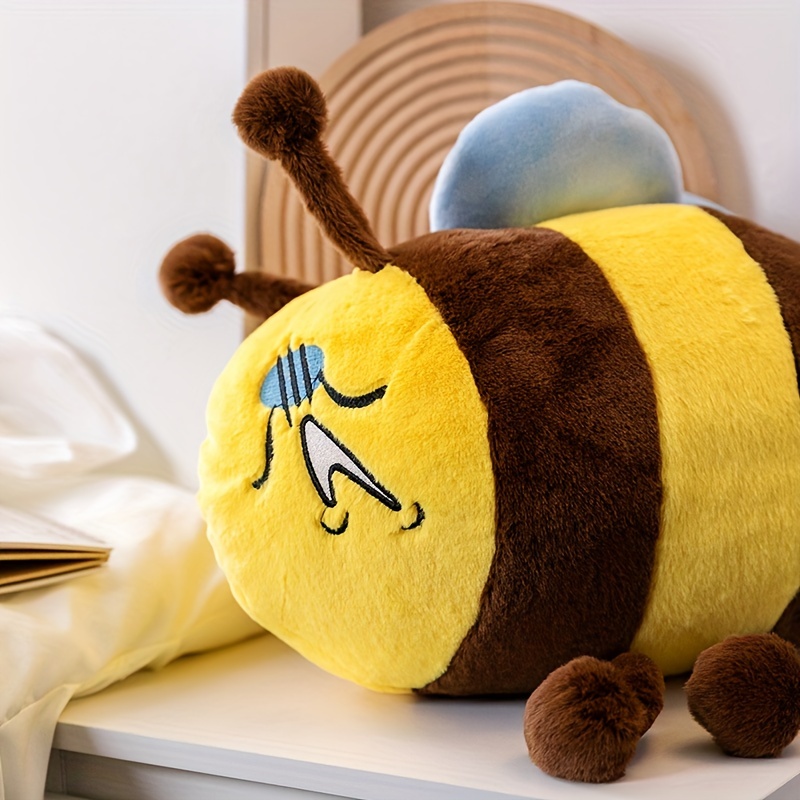 Adorable Plush Stuffed Bees: Realistic Cartoon Honey Bee - Temu