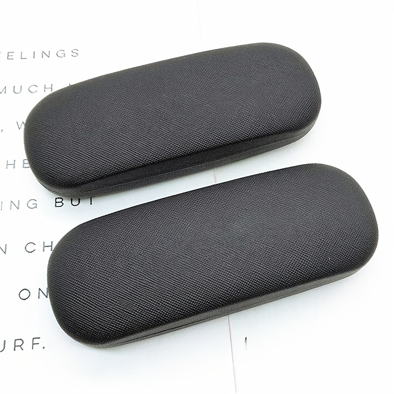 Squeeze Top Pu Sunglasses Pouch Soft Glasses Case Black