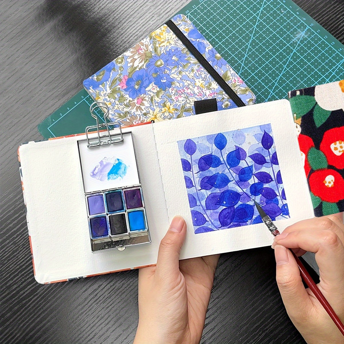 AOOKMIYA Watercolor Paper Square Sketchbook Drawing Notebooks Coloring