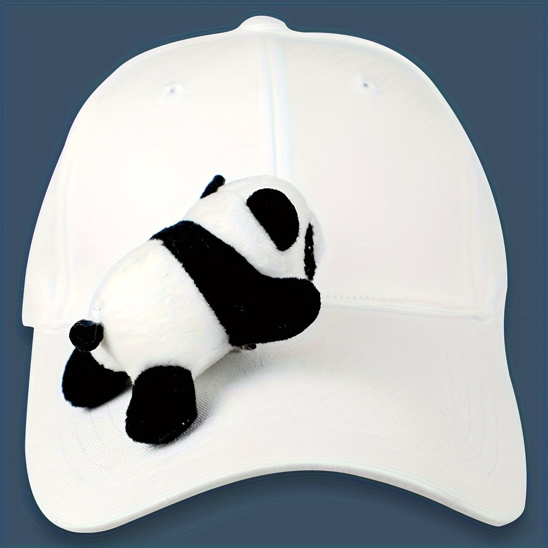 Femmes mignon Panda seau chapeau automne et hiver en peluche