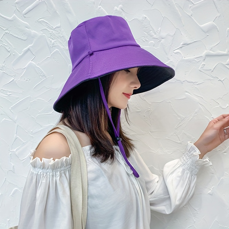 Reversible Ultra Wide Brim Cap, Women's Wide Brim Sun Hat