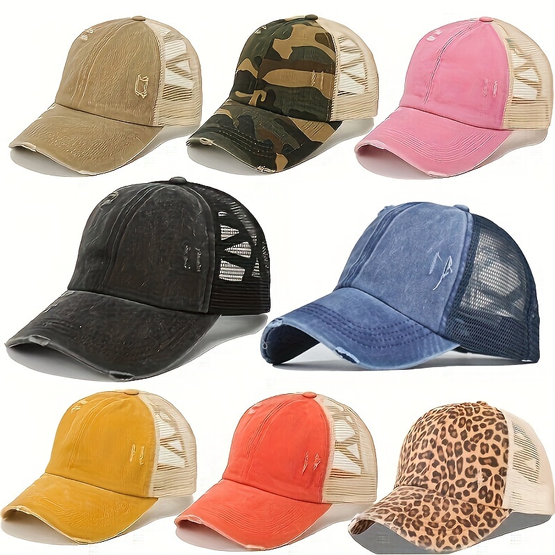 10pcs Sublimation Blank Trucker Hats Bulk Mesh Baseball Cap Polyester Mesh  Trucker Hat For Men And Women