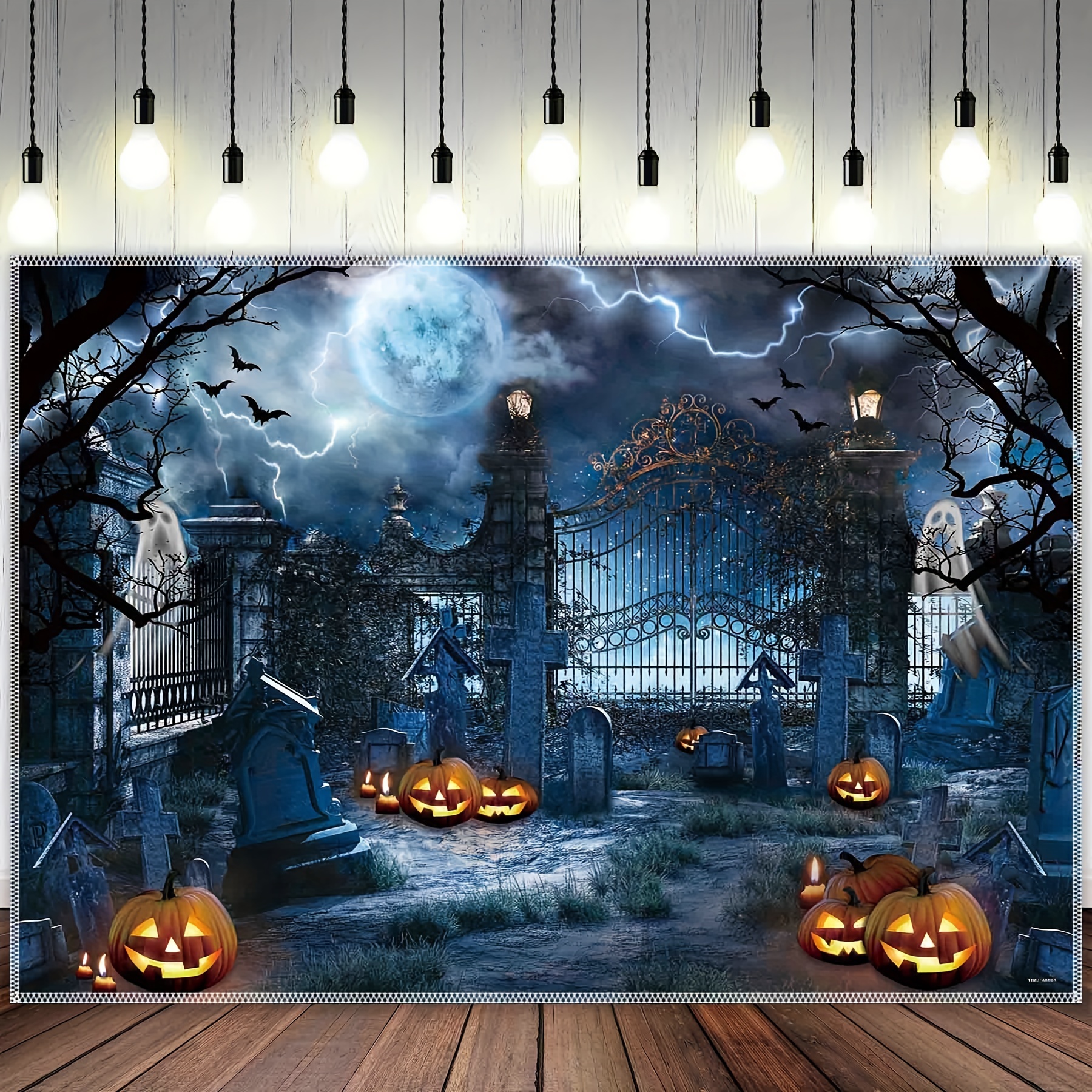 Hogworth Castle Harry Potter Backdrop Halloween Party Photo Background  Banner