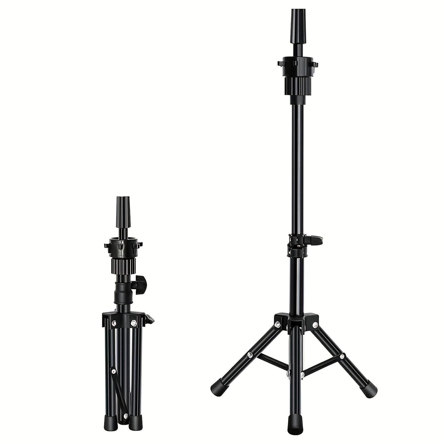 Wig Stand Tripod with Suction Cups Adjustable Mannequin Head Stand