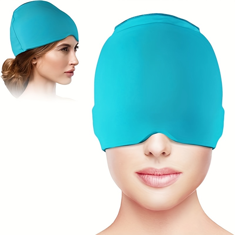 Gorro Calmante De Migraña De 360° Envoltura De Cabeza De - Temu