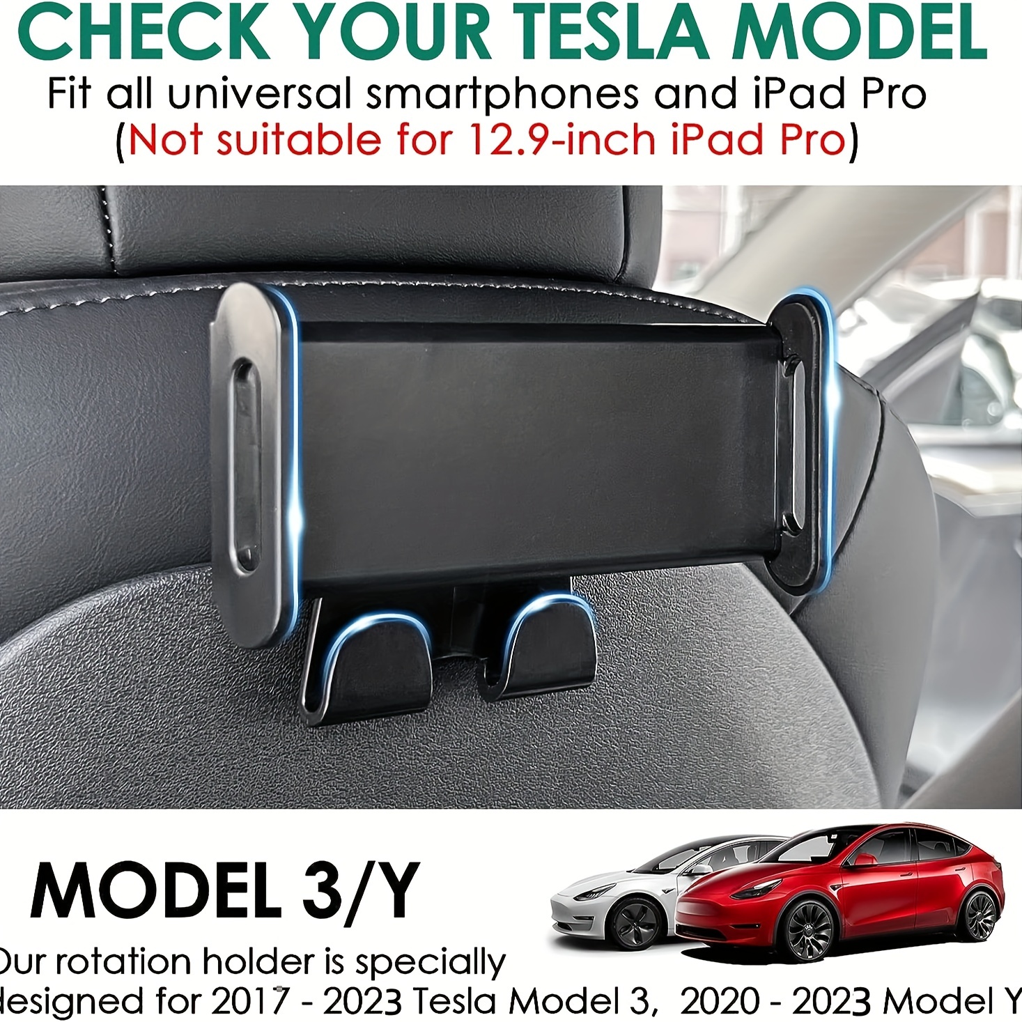 Oreiller appui-tête en cuir pour Tesla Model 3 Y X S, coussin de