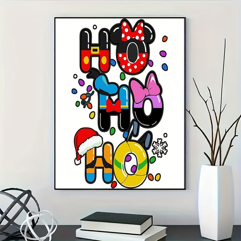 Disney Animal Mickey Minnie Mouse DIY Painting by Numbers adults Home Decor  Oil Painting Handmade Bedroom Kids Room Decoration