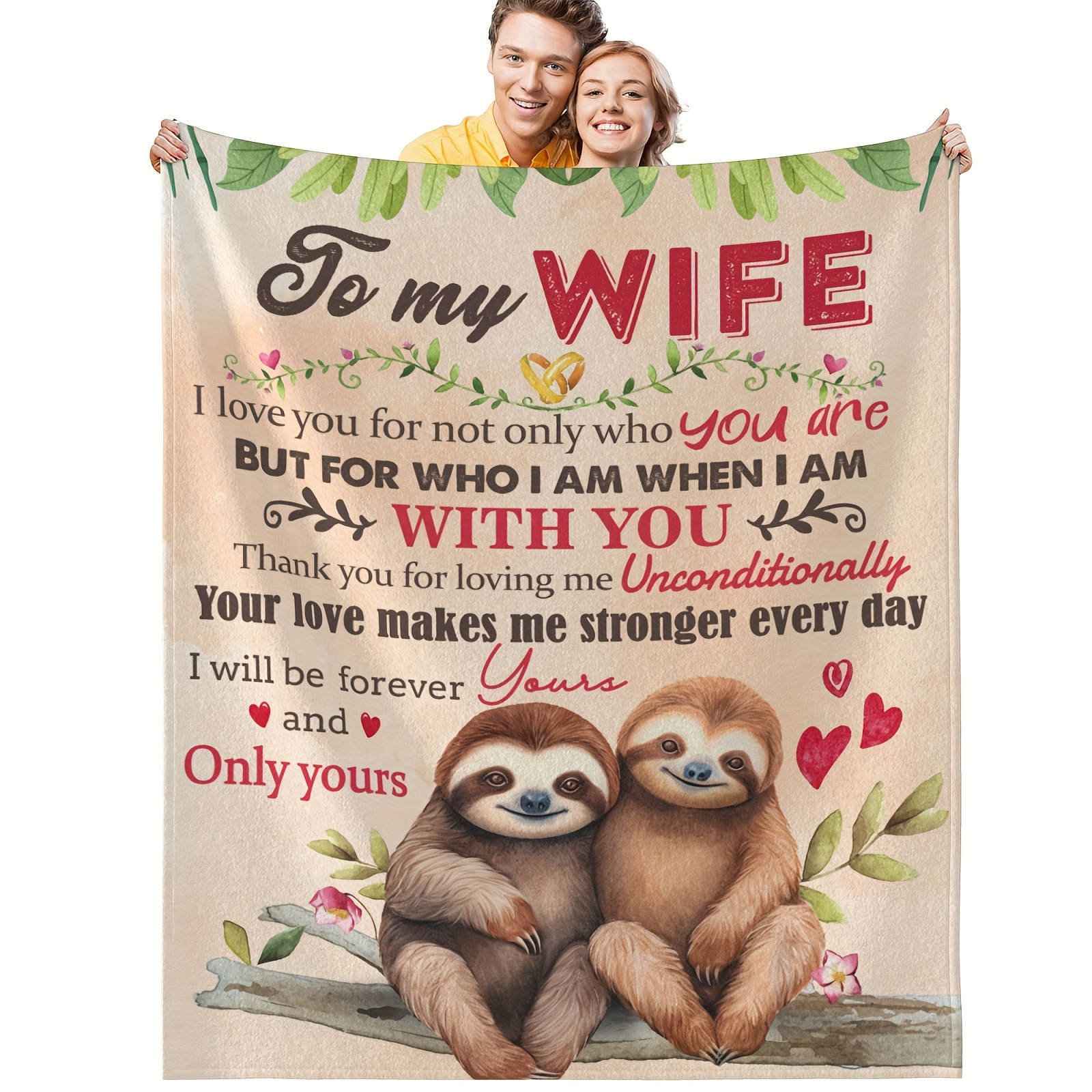 Comprar Para mi marido/hija/hijo, regalos de amor, mantas personalizadas,  mantas de franela, colcha suave para cama