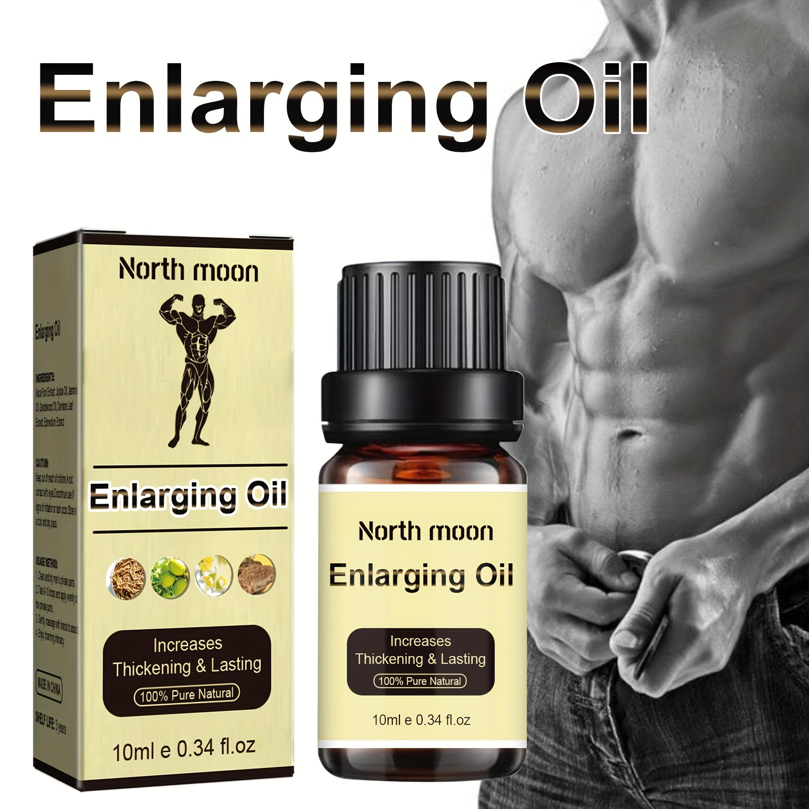 1pc Men's Repair Essential Oils, Adult Supplies, Increase And Bolden, Men's  Essential Oils, Private Massage, Activate Men's Hormones, Wake Sexual Nerv