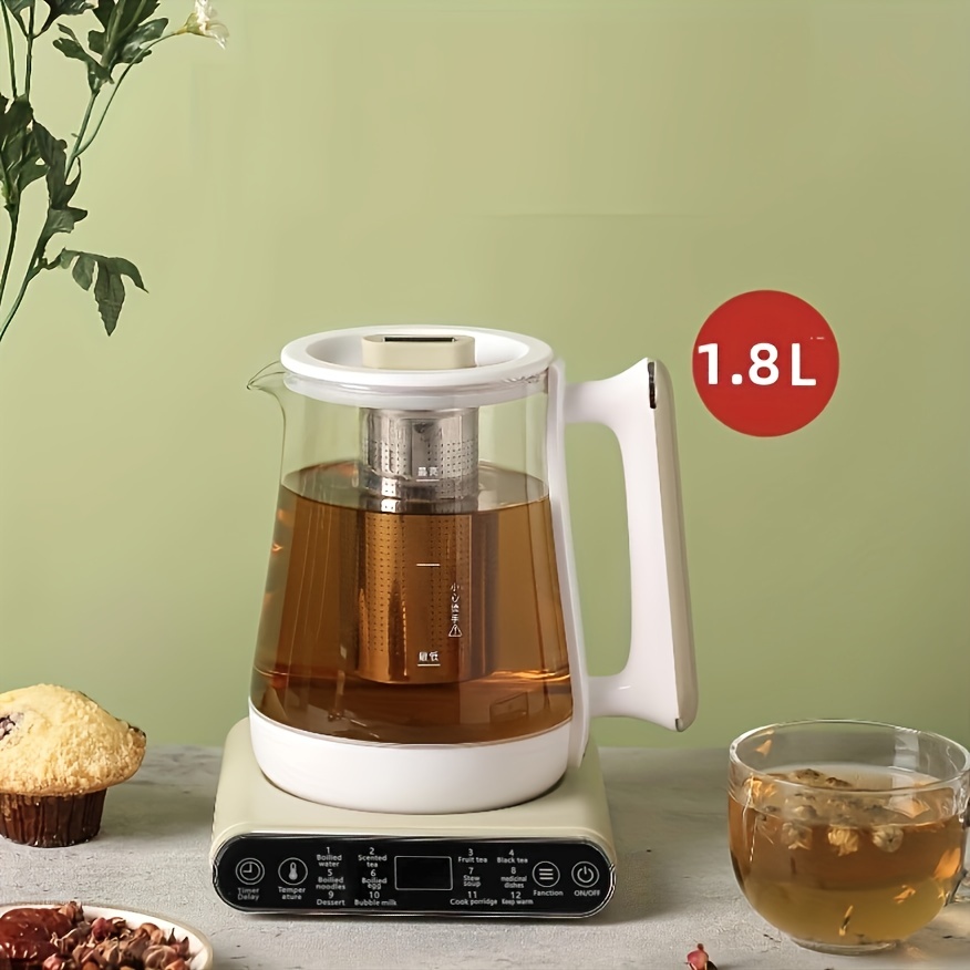 Electric Kettle Health Kettle Household Kettle Glass Health Pot  Multifunction Flower Teapot Automatic Electric Stew Bird's Nest Pot  Electric Kettle