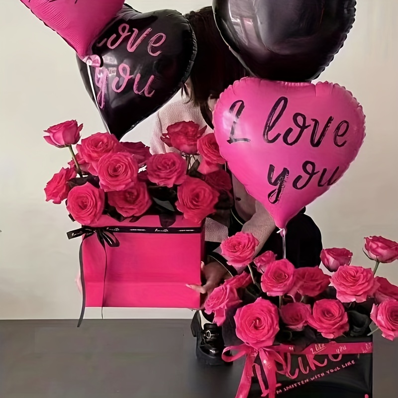 Bouquet 3 globos. (Helio) Feliz Cumpleaños & 1 chocolate Kiss