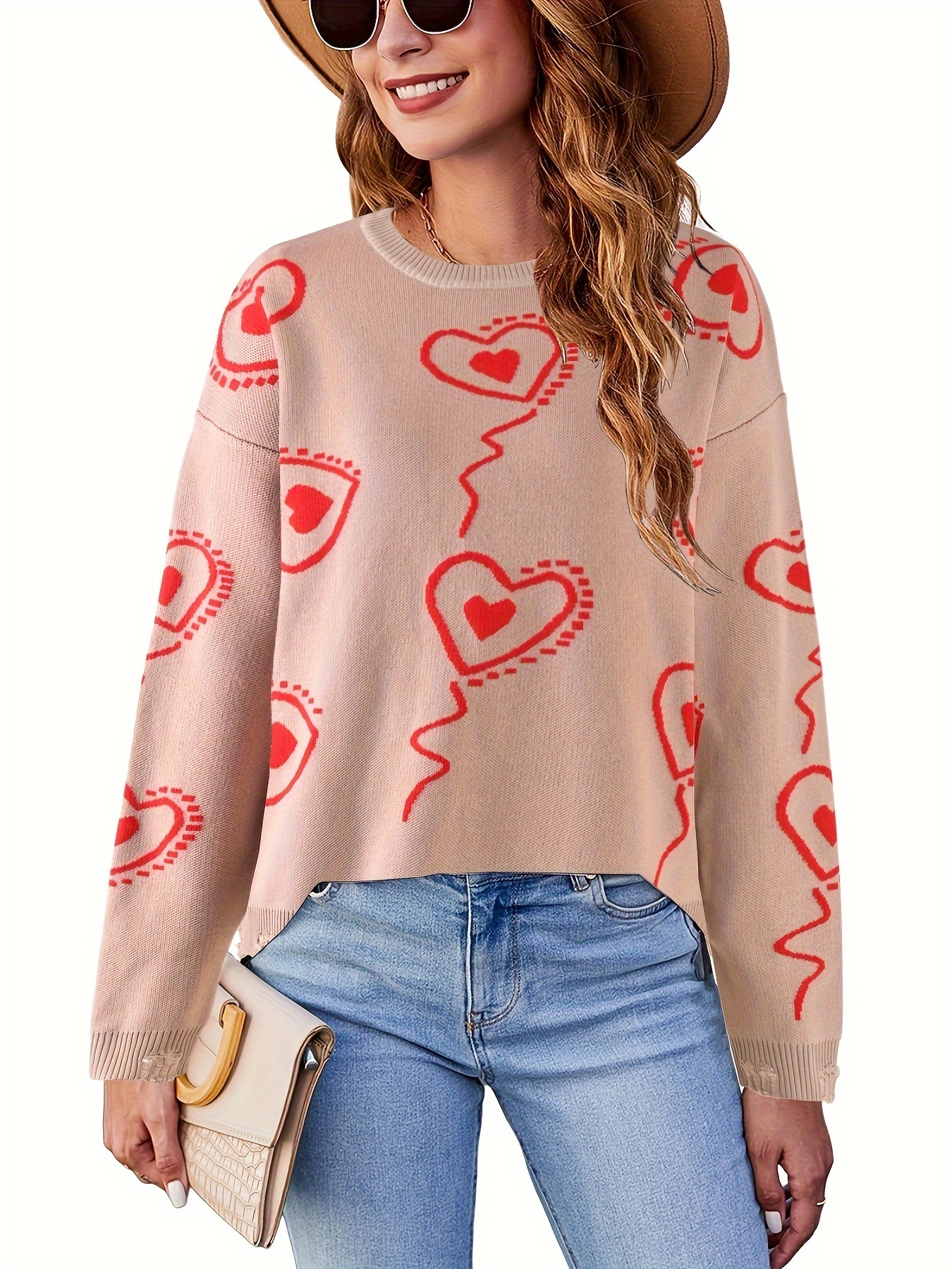 King Of Heart Sweater - Temu