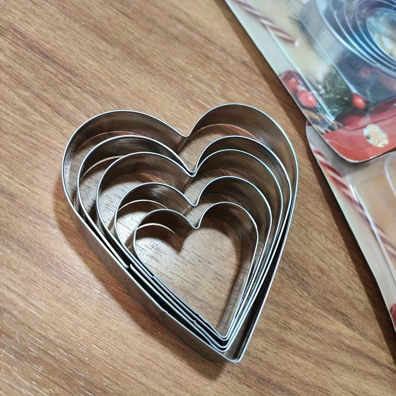 Heart Cookie Cutter Set Stainless Steel Love Heart Shaped Fondant Biscuit  Molds for Valentines Day Gifts Cake Decor Baking Tools - AliExpress