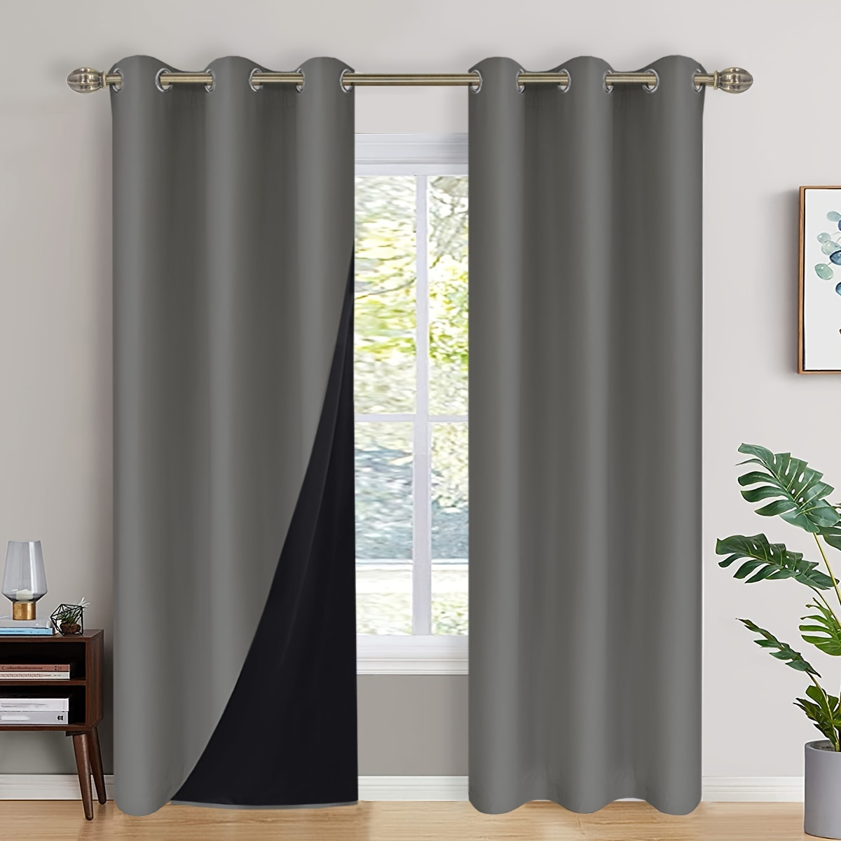 High Precision Blackout Curtains 95% Block Out Light For - Temu