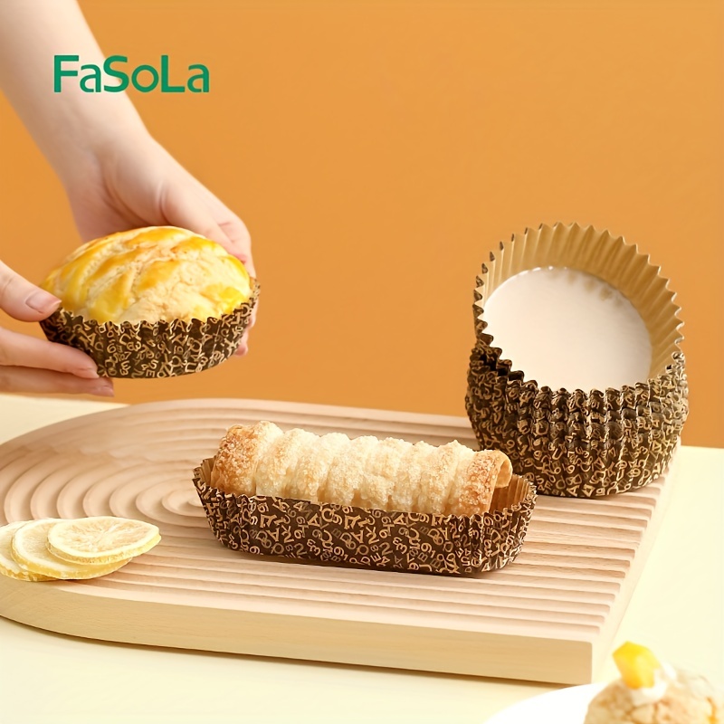 160 Pcs Loaf Bread Baking Liners Greaseproof Loaf Baking Cups Disposable  Mini Loaf Pan Liners Paper Cupcake Liners Tin Liners for Cakes, Snacks