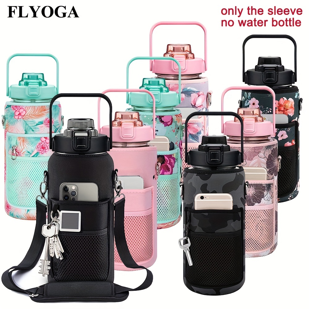 1Pc Water Cup Cover With Adjustable Hanging Strap, Multi-Purpose Portable  Tumbler Insulation Cup Water Bottle Protector For Outdoor Hiking Camping  Travel Sport Bag Storage Bag Carrier Bag Insulated Sleeve For Exercise Gym