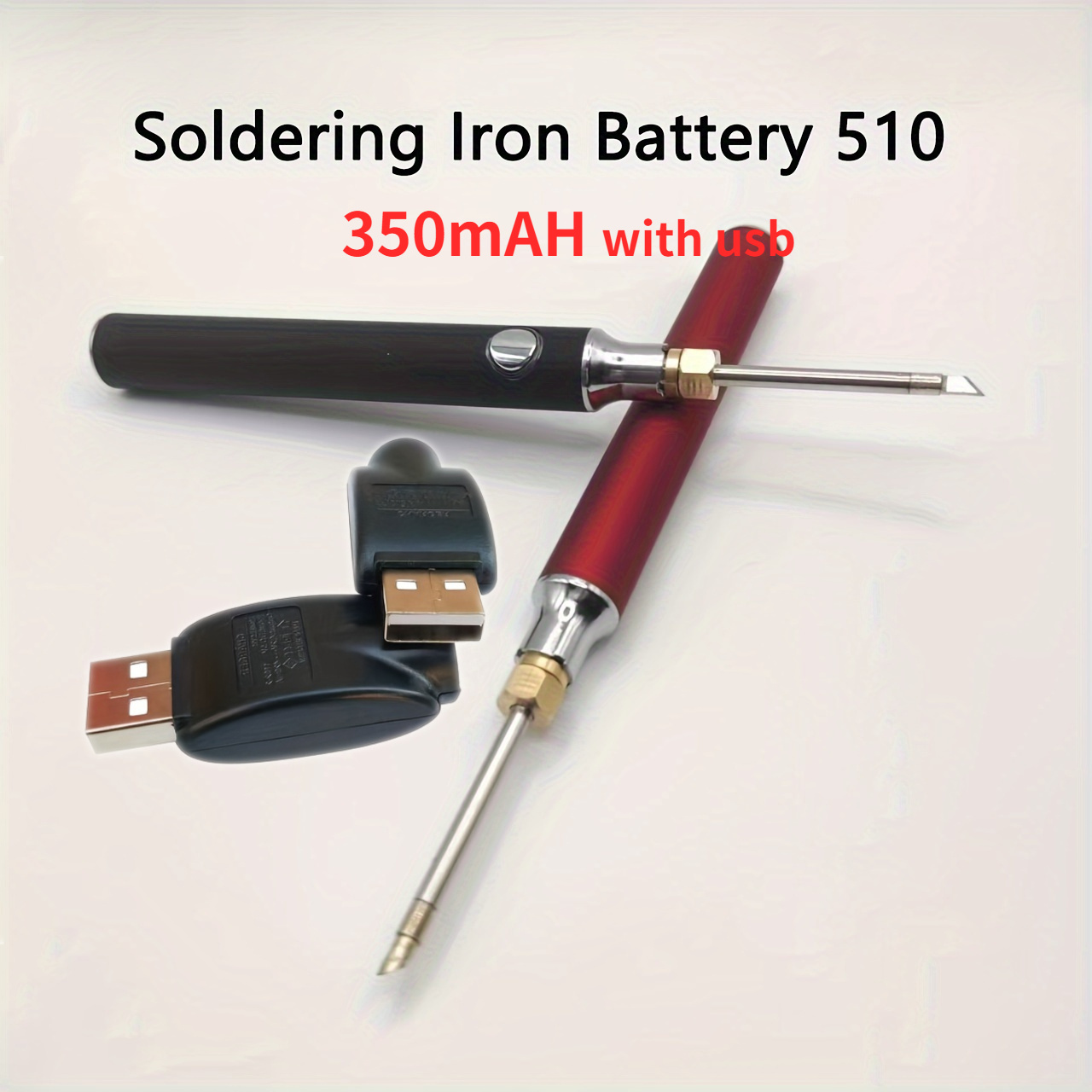 New 350/1100mah 510 Thread Battery Pen Solder Iron - Temu