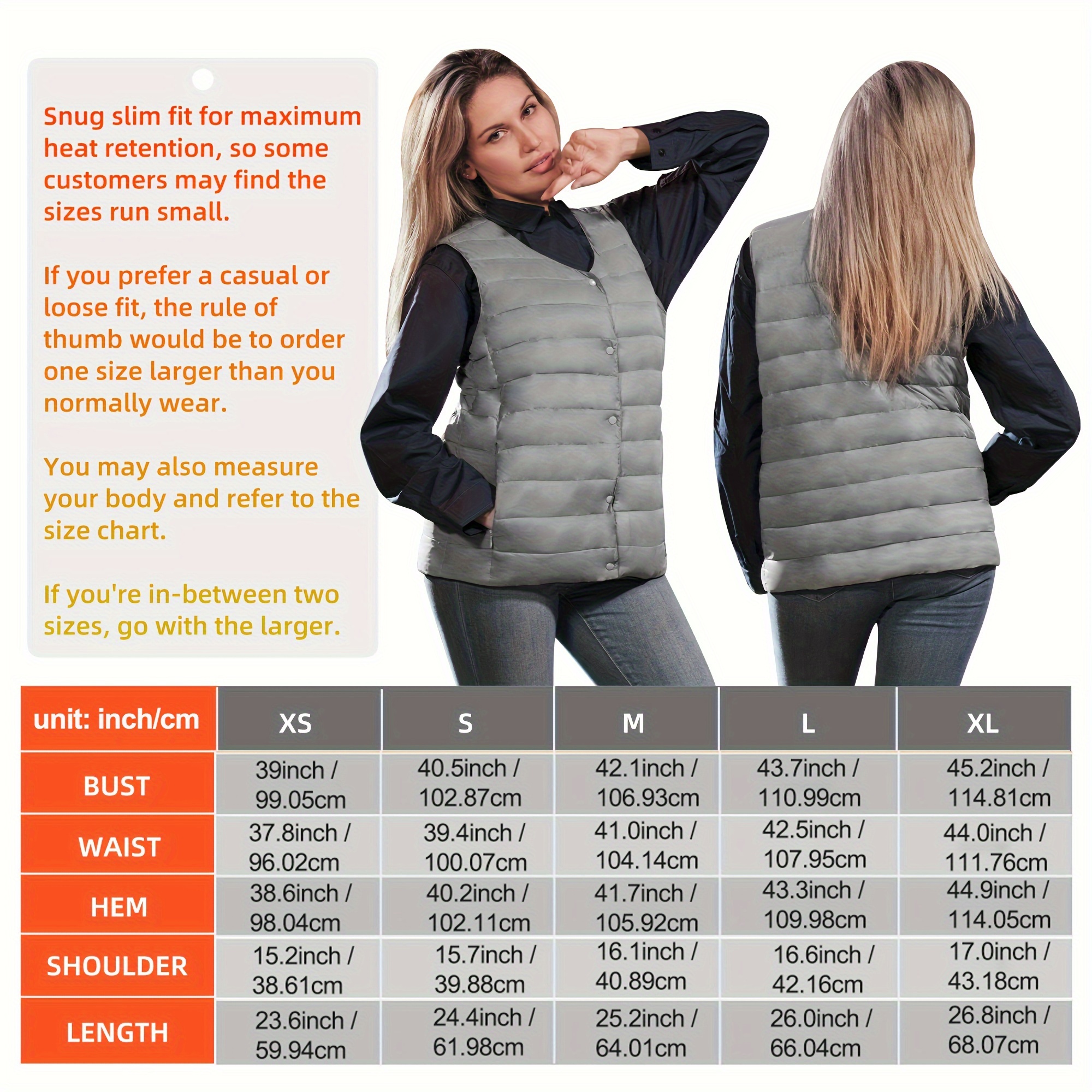 Heated Vest Usb Electric Heating Vests 9 Heating Zones - Temu