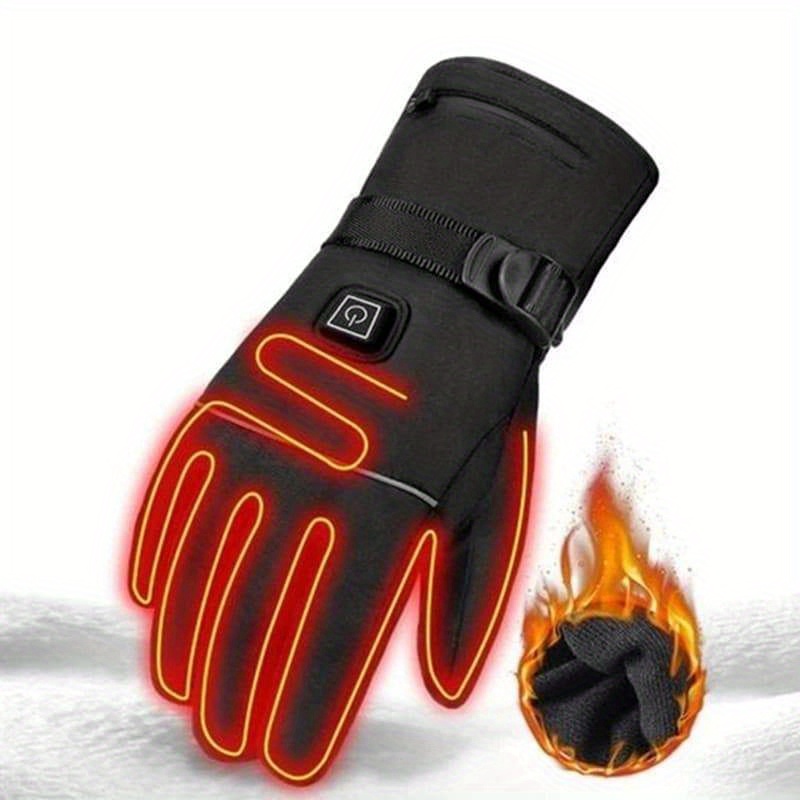 Gants chauffants USB, gants chauffants d'hiver chauds pour écran tactile  pour homme et femme, gants tricotés lavables pour intérieur et extérieur