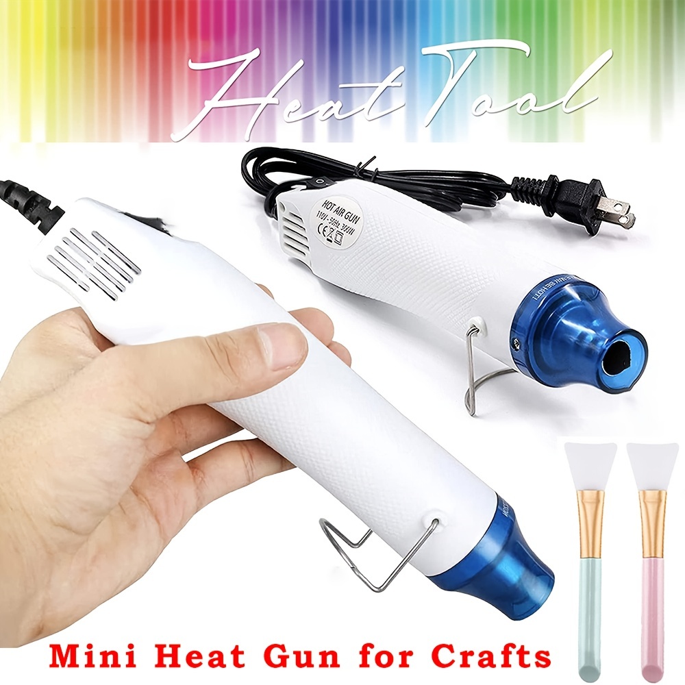 580pcs, 300W Heat Gun With 2:1 Heat Shrink Tubing Kit, Hot Air Gun Kit For  Wire Connectors, Embossing Small Heat Gun For Epoxy Resin Vinyl Craft Candl