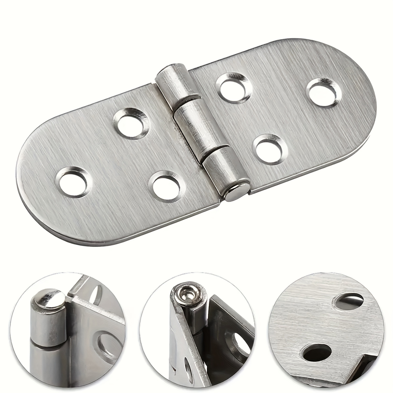 2x Multi specification Stainless Steel Hinges Furniture - Temu