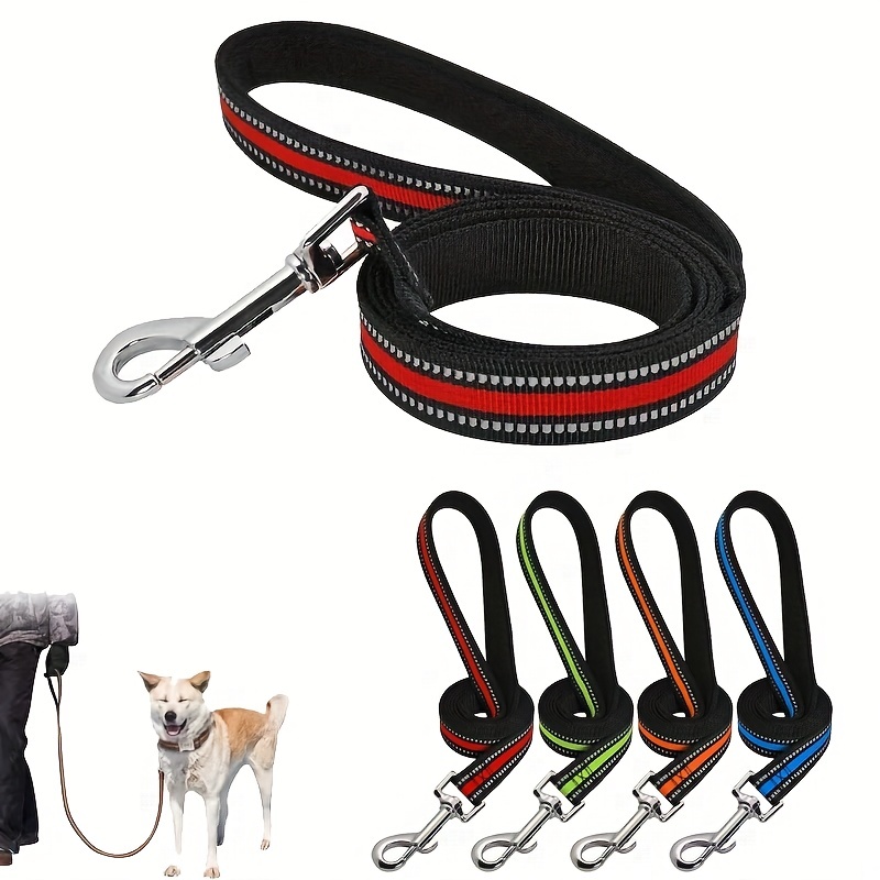 Lucy & Co Designer Dog Leash-Padded Neoprene Handle for Comfort & Premium  Lockable Carabiner | Heavy Duty 5ft Leash | Training & Walking for Large