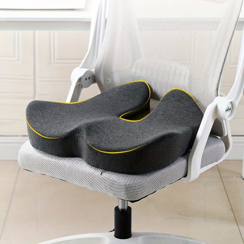 Memory Foam Seat Cushion Sit Bone Relief for Butt Lower Back Hamstrings  Hips Ischial Tuberosity Reduce Fatigue Office Chair - AliExpress