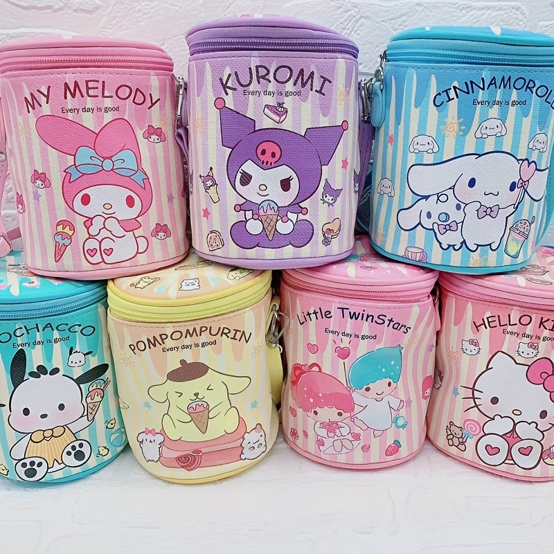 Hello Kitty Cinnamoroll Kuromi Melody New Cute Cartoon Stainless Steel  Insulated Double Layer Lunch Box, Work & School Lunch Box, Anti-scald  Portable Divider Type Insulated Lunch Box - Temu