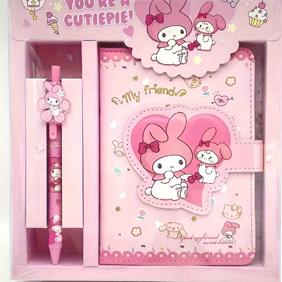 Sanrio Stationery Sets Kawaii Melody Kuromi Cinnamoroll Pompompurin  Students Deluxe Stationery Gift Package School Supplies Set - AliExpress